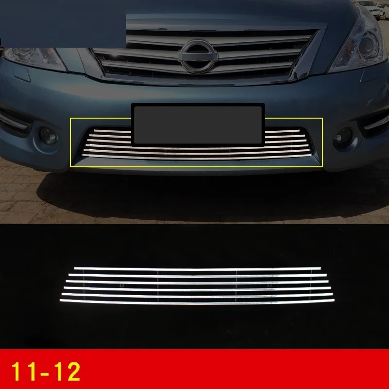 Grille exterior promote auto chromium trim mouldings parts modification decoration car styling 11 12 FOR Nissan Teana | Автомобили и