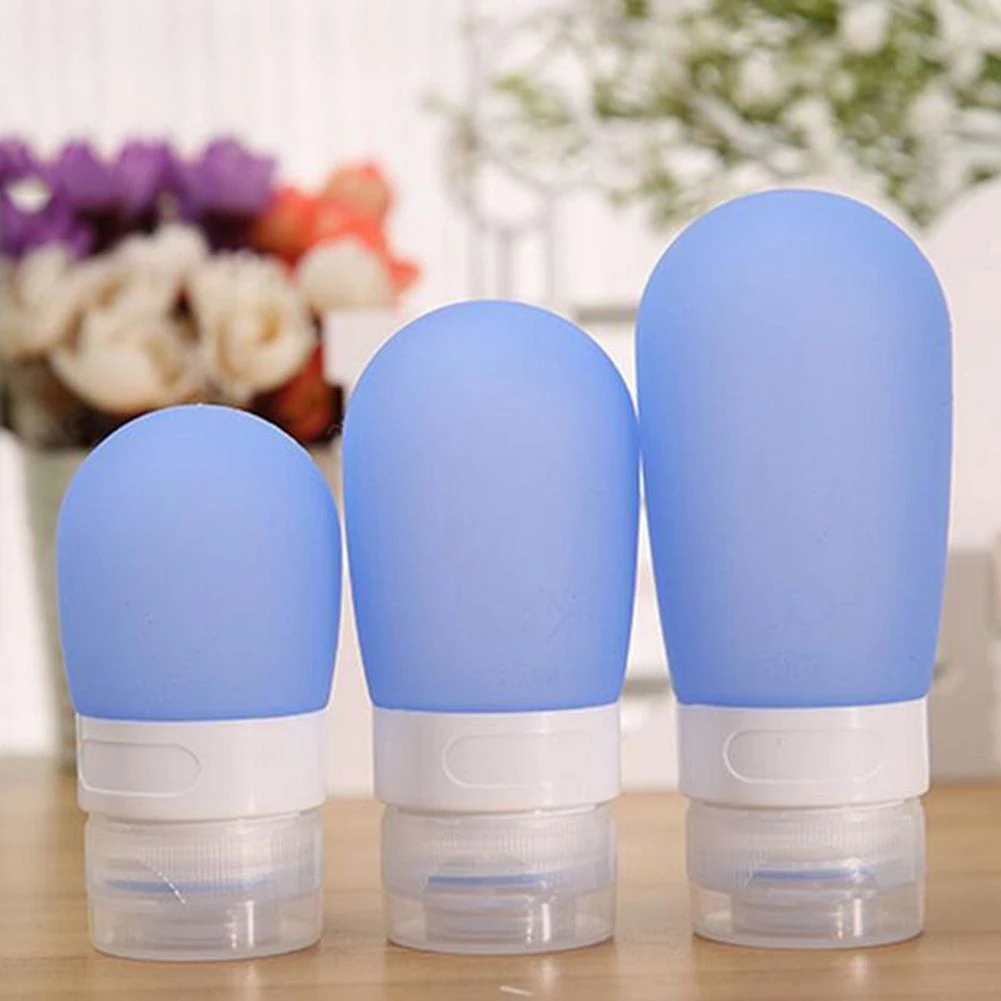 

Portable Silicone Travel Bottle Lotion Shampoo Cosmetic Empty Mini Container