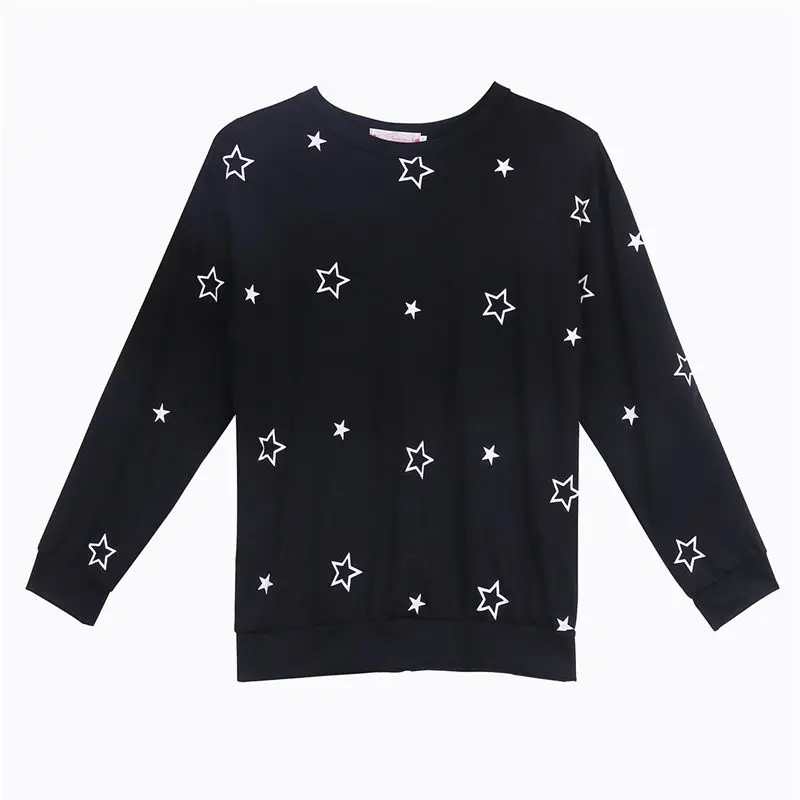 Meihuida 2017 Women Warm Sweater Autumn Winter Stars Cotton Loose Casual Pullovers O-neck for Female Girl Drop Ship | Женская одежда