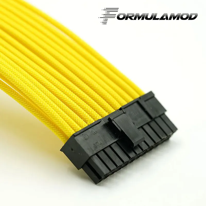 FormulaMod Fm ATX24P B ATX 24Pin материнская плата силовые удлинители 18AWG многоцветные
