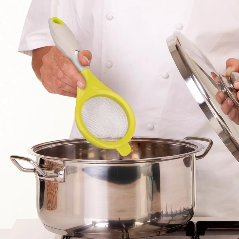 YTE нейлоновая ложка сито экологически чистые прочные сетчатые фильтры кухонные