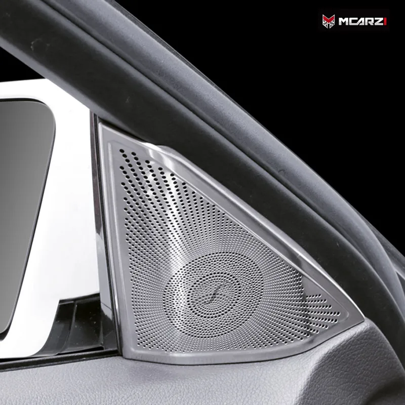 2 шт. декоративные аксессуары из нержавеющей стали для отделки салона автомобиля