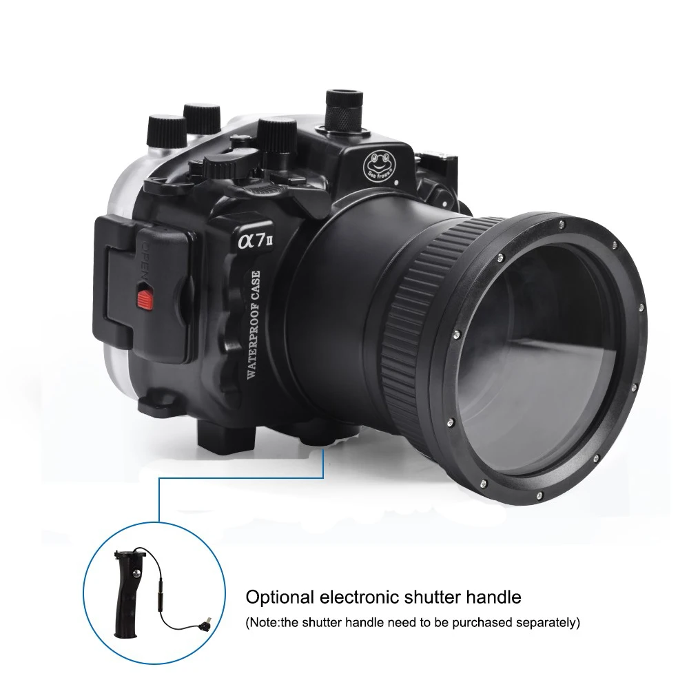Водонепроницаемый чехол Seafrogs для Sony A7M2 A7R2 A7S2 A7 II A7R A7S подводной съемки с ручкой