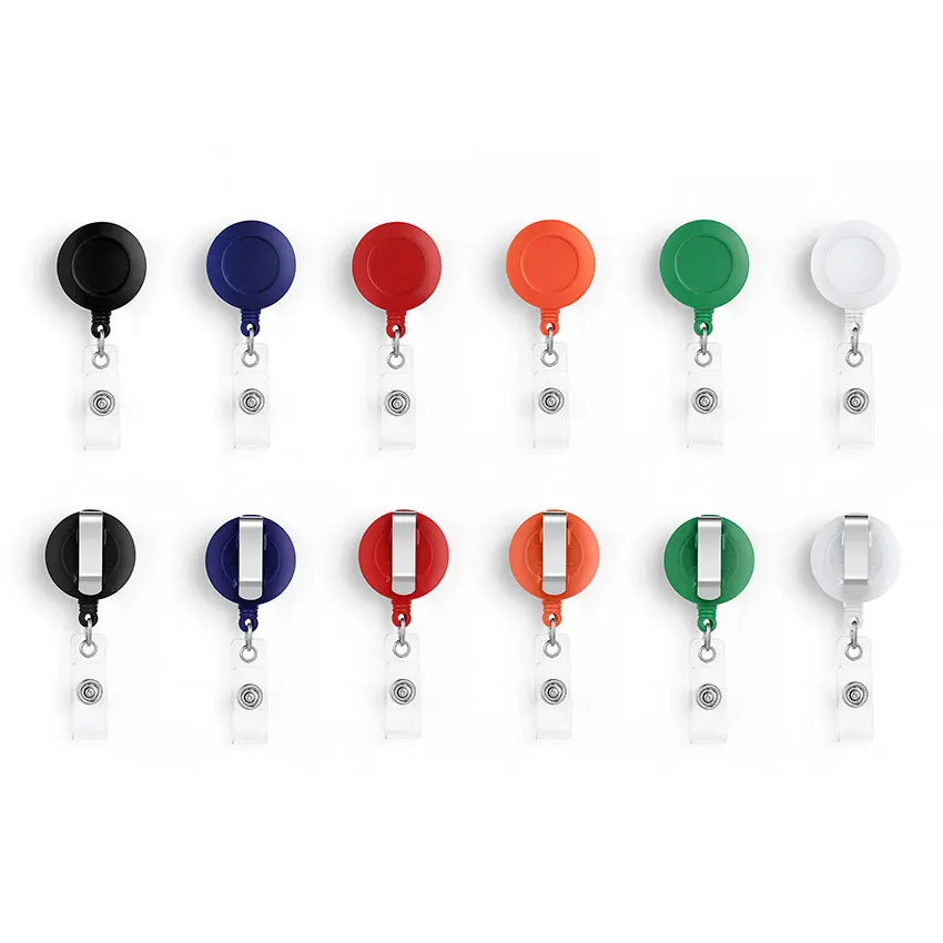Пользовательский значок отпечатка выдвижная катушка Чехлы для карт и ключей кличка карточные катушки с возвратной пружиной школьные офисные принадлежности - Цвет: Style B