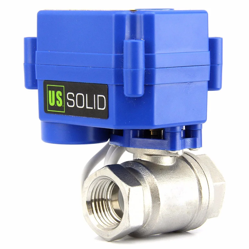 Американский цельный NPT резьба 1/4 &quotмоторизованный шаровой кран 9 24 V DC/AC из