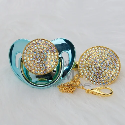 MIYOCAR BLING яркая соска и Соска-пустышка уникальный дизайн для ребенка SGS сертификат Безопасный и уникальный AC-2 - Color: AC--10 0-6m