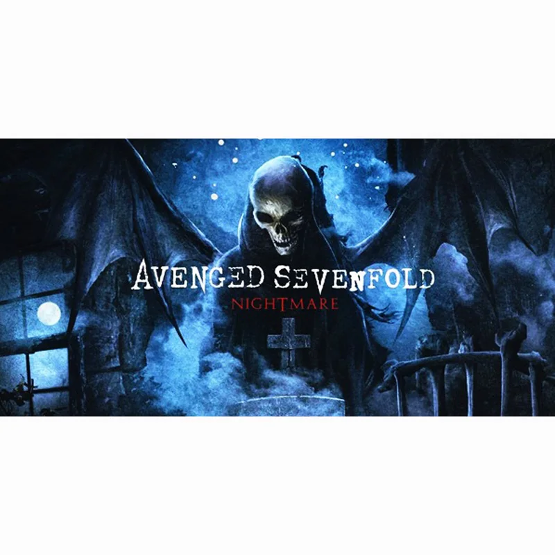 70*140 см Avenged Sevenfold ночной кошмар Пляжное Полотенце бамбуковое волокно Ткань для