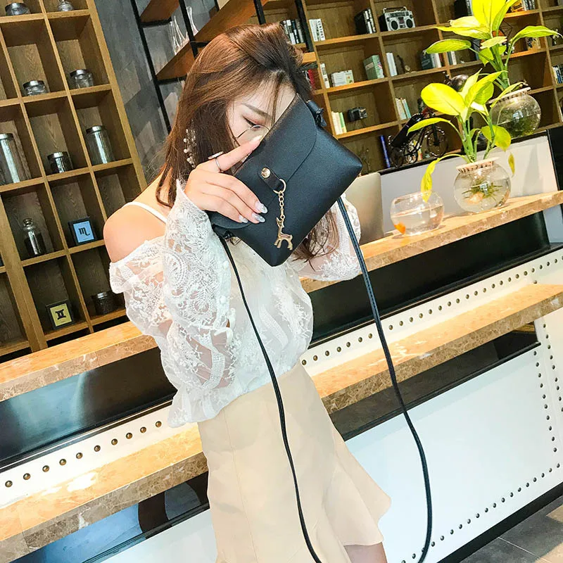 Новинка 2019 женская сумка на плечо в простом стиле стильные декоративные сумочки