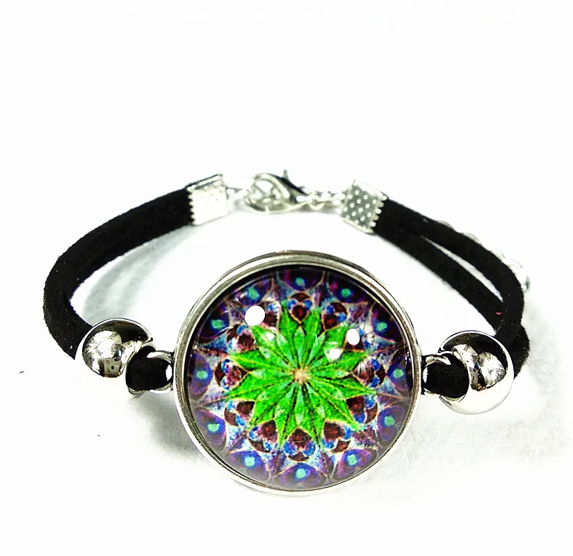 24 шт. (искусственная Мандала) Цветок Бандана Пейсли ручная цепочка искусство