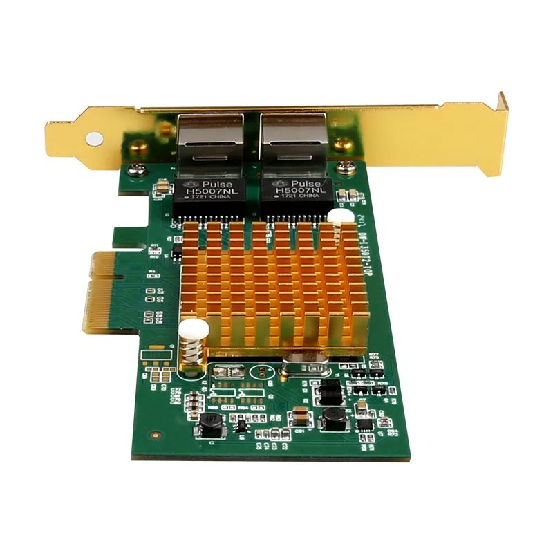 Набор микросхем Intel i350t2 для настольных ПК сетевая карта Gigabit PCI E 1000 Мбит/с двойной