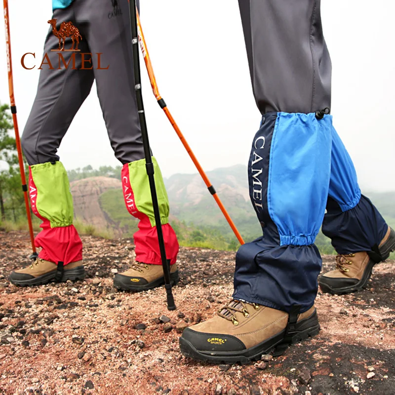 CAMEL Unisex Outdoor Hiking Gaiters Waterproof Windproof Ultralight Camping Climbing Cycling Snow Skiing Legging Shoes Covers