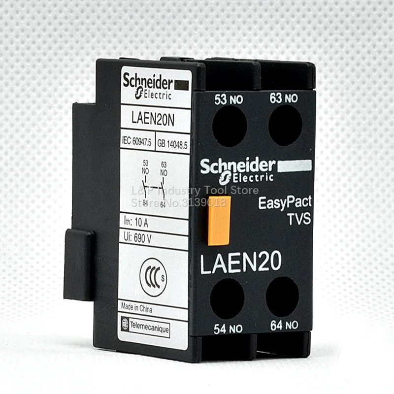 Новый оригинальный вспомогательный Контактный блок Schneider EasyPact TVS LAEN20N аксессуар