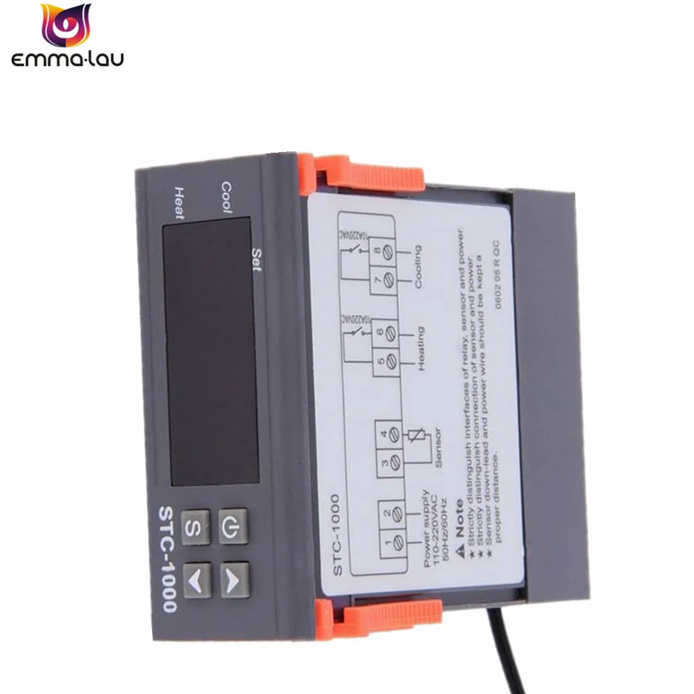 Цифровой ЖК регулятор температуры 110 220 В|temperature regulator controller|heating controldigital temperature |