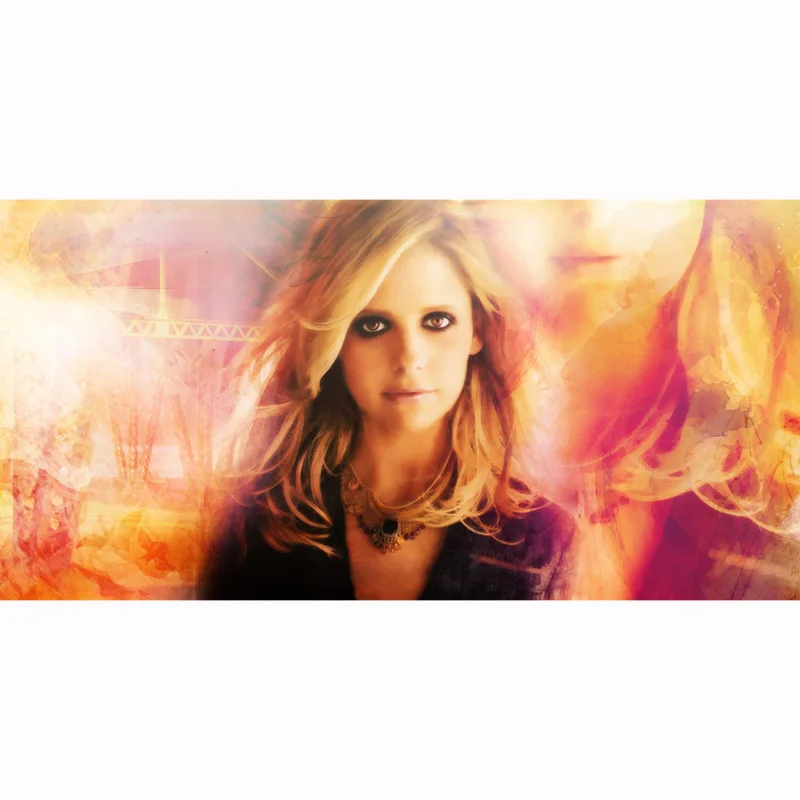 Sarah Michelle Gellar 70x140 см пляжное полотенце DIY бамбуковое волокно с принтом для отдыха