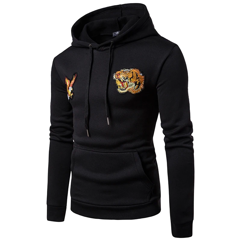 Толстовки Для мужчин sudaderas хомбре хип-хоп S Брендовые однотонные Цвет Животные