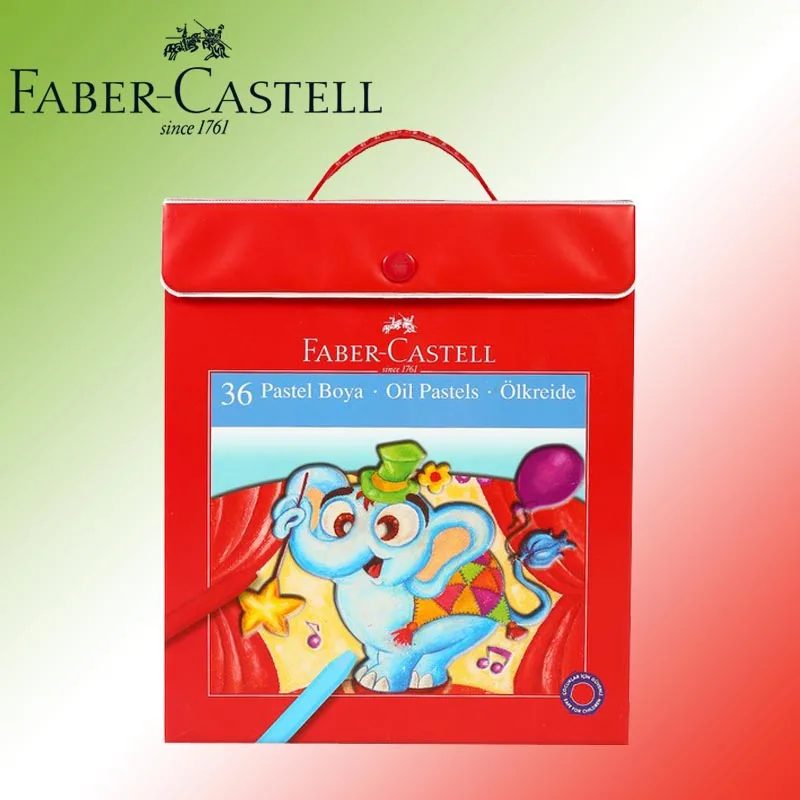 Оригинальный Faber-Castell с пластиковой сумкой карандаш 36 цветов масляная пастель