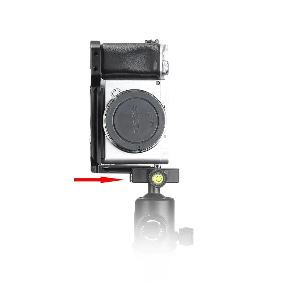 EachRig L кронштейн видеокамера клетка для sony a6400 a6300 a6000 Arca тип совместимая плата
