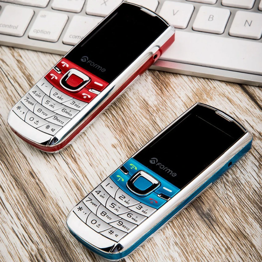 Original FORME T3 Super mini phone MP3 MP4 FM Camera Metal back cover unlocked mobile cell Russian keyboard | Мобильные телефоны и