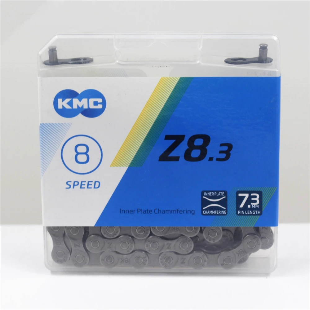 Цепь KMC Z8.3 Z8 6/7/8 скоростей для горного велосипеда оригинальная цепь MTB дорожного