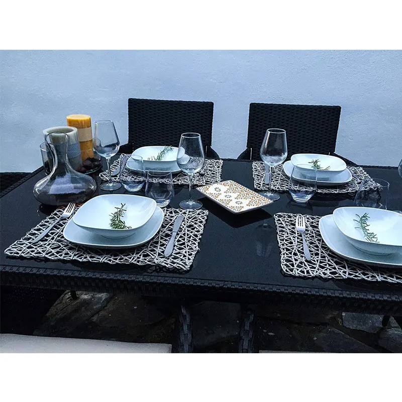 Conjunto Comedor muebles de comedor para jardin y terraza en ratan sintetico. Наружный материал|Наборы для сада| |