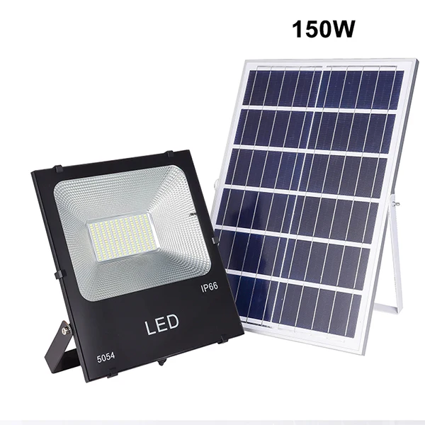 150W Пейзаж foco светодиодные прожекторы строительство светодиодные лампы 20 Вт 30 Вт 50 Вт 100 Вт 150 Вт 200 Вт уличная лампа с солнечной батареей датчик движения лампы - Испускаемый цвет: 150W