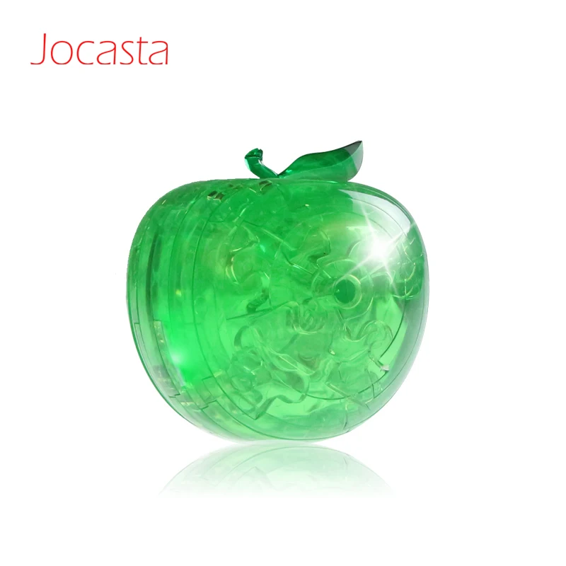 3D Хрустальный Пазл «сделай сам» в форме яблока, пазл со вспышкой, светильник, персонализированный декор и украшение, подарок для игрушки для... от AliExpress WW