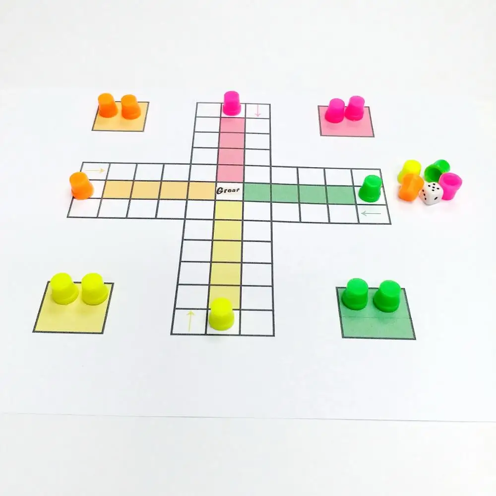 1 set Travel Pocket Game Ludo game Birthday Party Favors Pinata Toy Filler Holiday Boy Girl Kids Camping School Gift Bags | Дом и сад