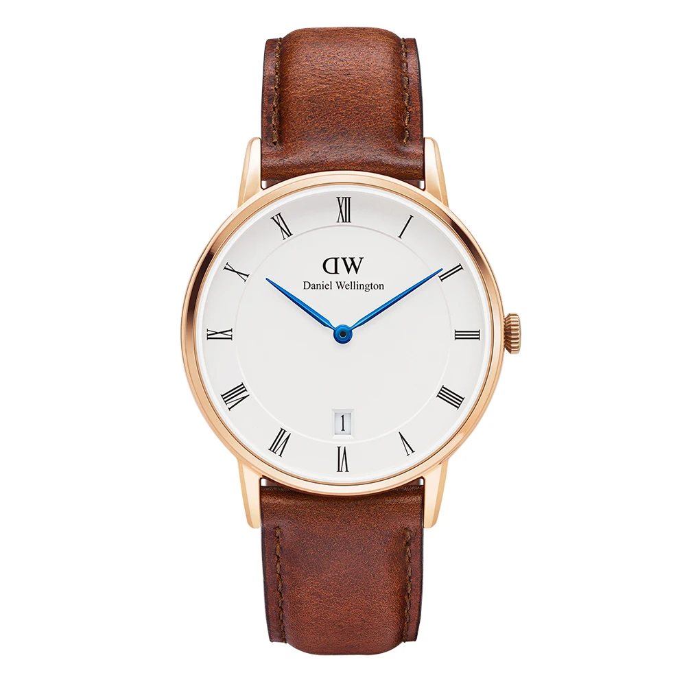Наручные часы Daniel Wellington Dapper St Mawes 38 мм RG White|Кварцевые мужские часы| |