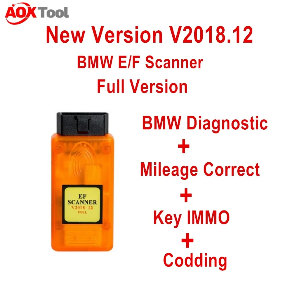 V2018.12 EF сканер II для BMW E/F OBD диагностический инструмент 2|Диагностические сканеры