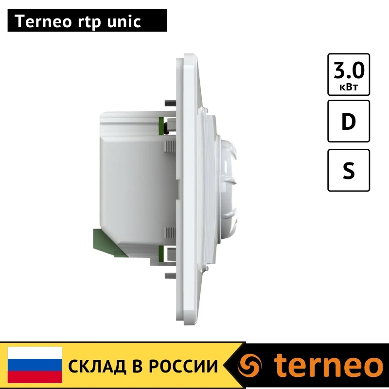 Терморегулятор Terneo rtp unic для теплого пола. Датчик температуры в комплекте.