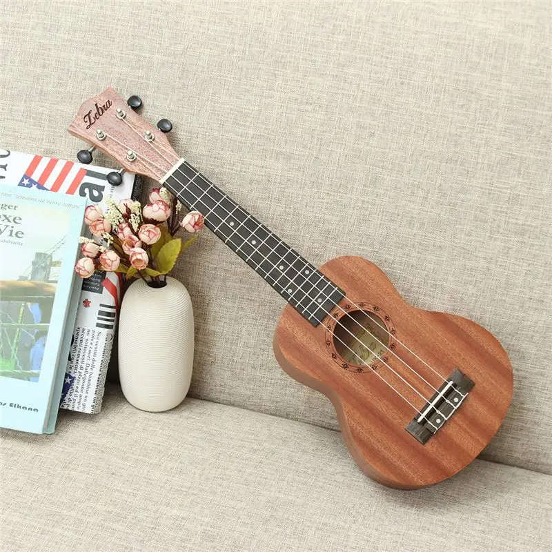 

21 inch 15 Frets Soprano Ukulele Guitar Uke Sapele Rosewood Hawaiian 4 Strings Guitarra Guitar Musical Instruments For Beginners