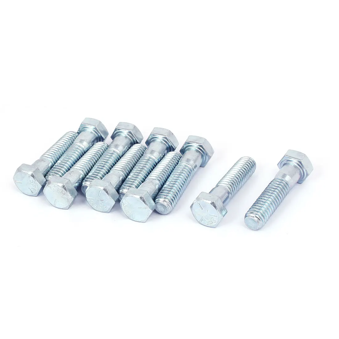 UXCELL 3/" X 1-1/2" класс 5 Unc оцинкованная Шестигранная головка с резьбой Болт 10 шт