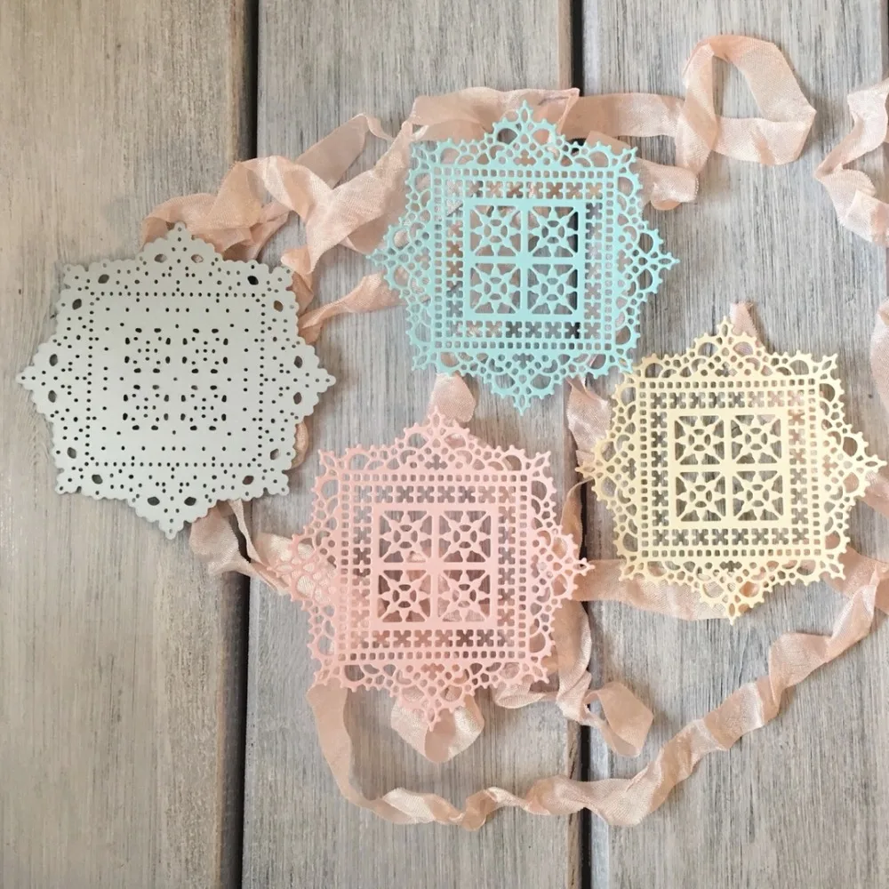 ArtScrap старинные кружева Doily металлические режущие штампы трафареты для поделок Скрапбукинг карты декоративное ремесло тиснение высечки | Искусство: 6