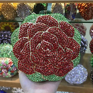 color same as pictur XIYUAN брендовые клатчи женские шикарные побрякушки Minaudiere хрустальные вечерние сумки Банкетный Кошелек Свадебные вечерние сумки золотые - Цвет: color same as pictur