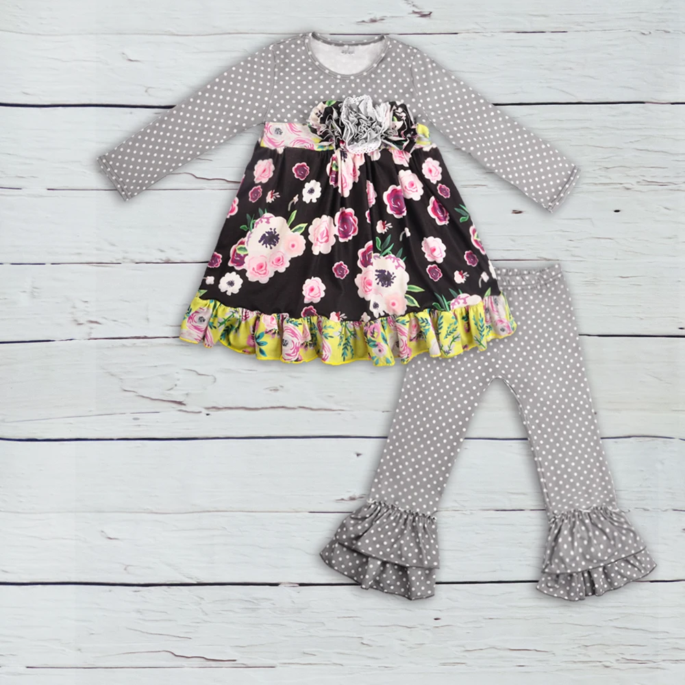 Оптовая цена одежда для малышей подарки комбинированное хлопковое платье с