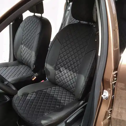 Чехлы на сиденья для Lada XRay, полный комплект, автопилот, экокожа