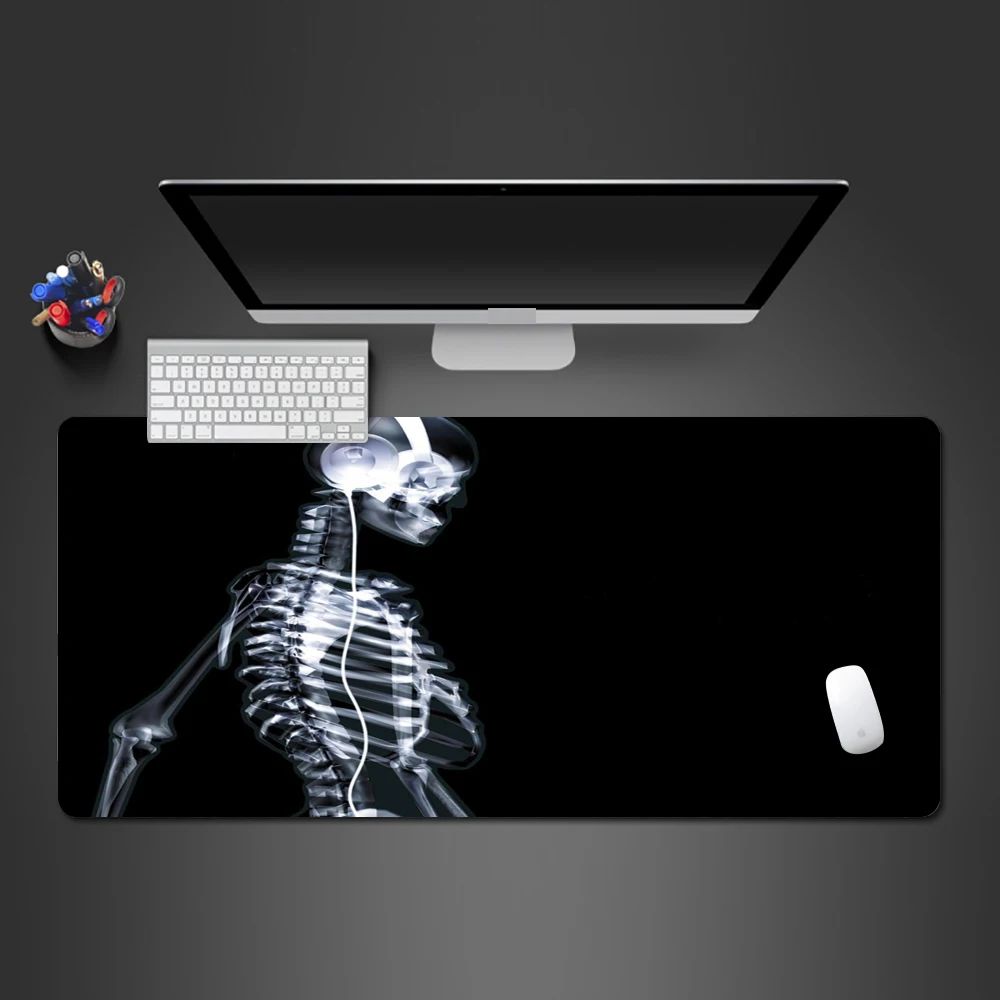 Walk The Body Skull коврик для мыши Senior резиновый замок Edge PC игровая клавиатура и мышь для компьютера игровой Мат Коврик для мыши рождественские подарки