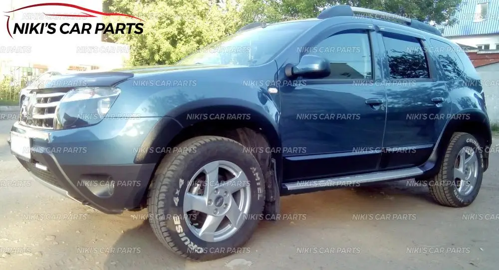 Защитные молдинги дверей для Renault/Dacia Duster 2010- 1 комплект/4 p Пластиковые ABS защитные накладки для стайлинга автомобилей