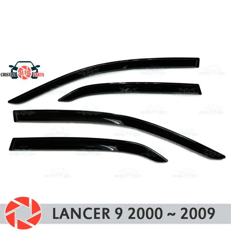 Оконный дефлектор для Mitsubishi Lancer 9 2000-2009 защита от дождя грязи автомобильное оформление аксессуары формовки.