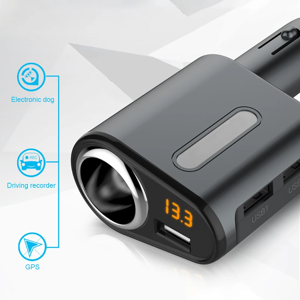 Универсальное автомобильное зарядное устройство USB автомобиля Зарядное 5 V 3.1A 3