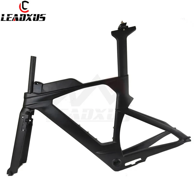 LEADXUS KX3000 черная рама для тропа триатлона карбоновая велосипедная Рама TT вилка