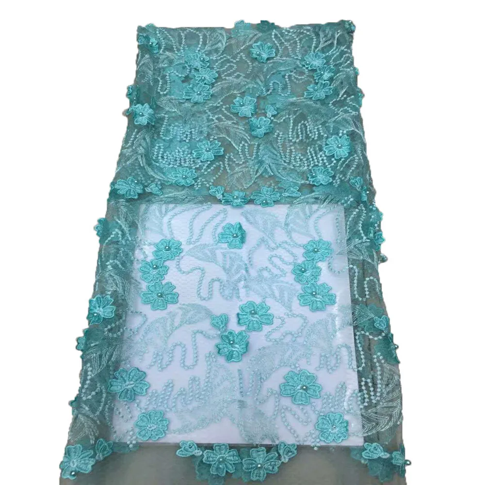 Нигерии кружевной ткани для свадьбы 2018 Французский Высокое качество 3D кружево