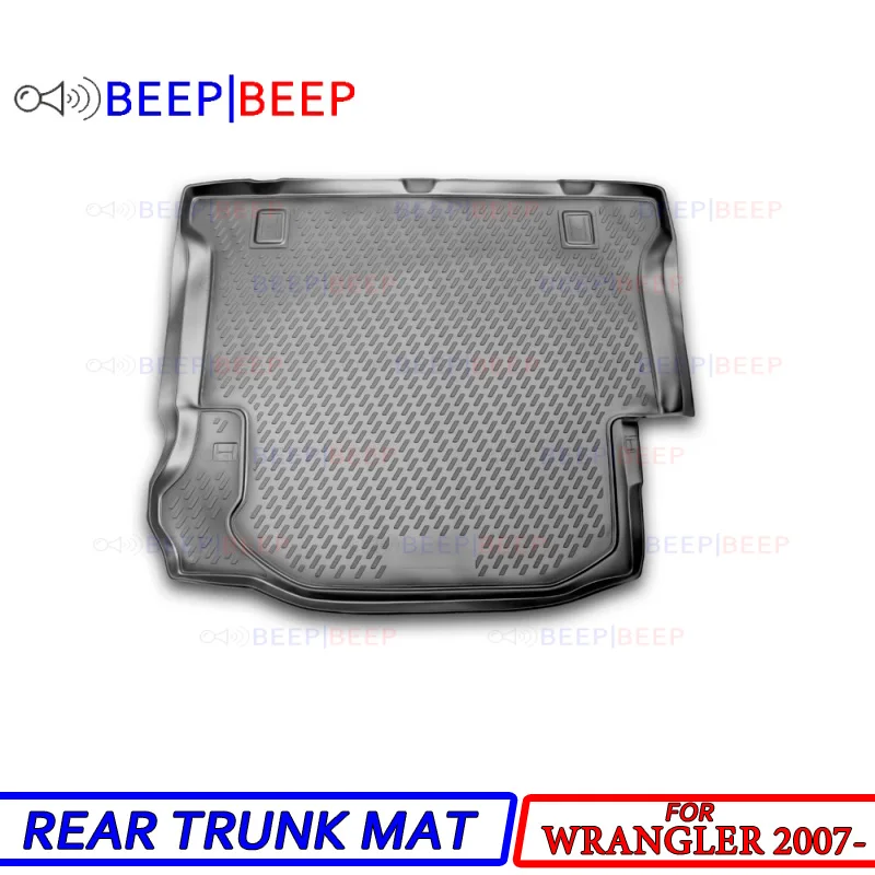 Для Jeep Wrangler 2007 подкладка для багажника автомобиля коврик поднос напольный ковер