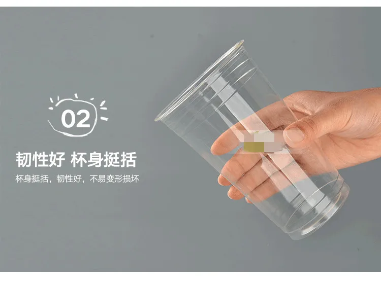 100x одноразовые стаканчики из пла Compostable Biodegrade чашки 12 oz 380 ml-400 ml 16 oz 500 ml-520 ml 20 oz 610 ml-630 ml плоские крышки купола