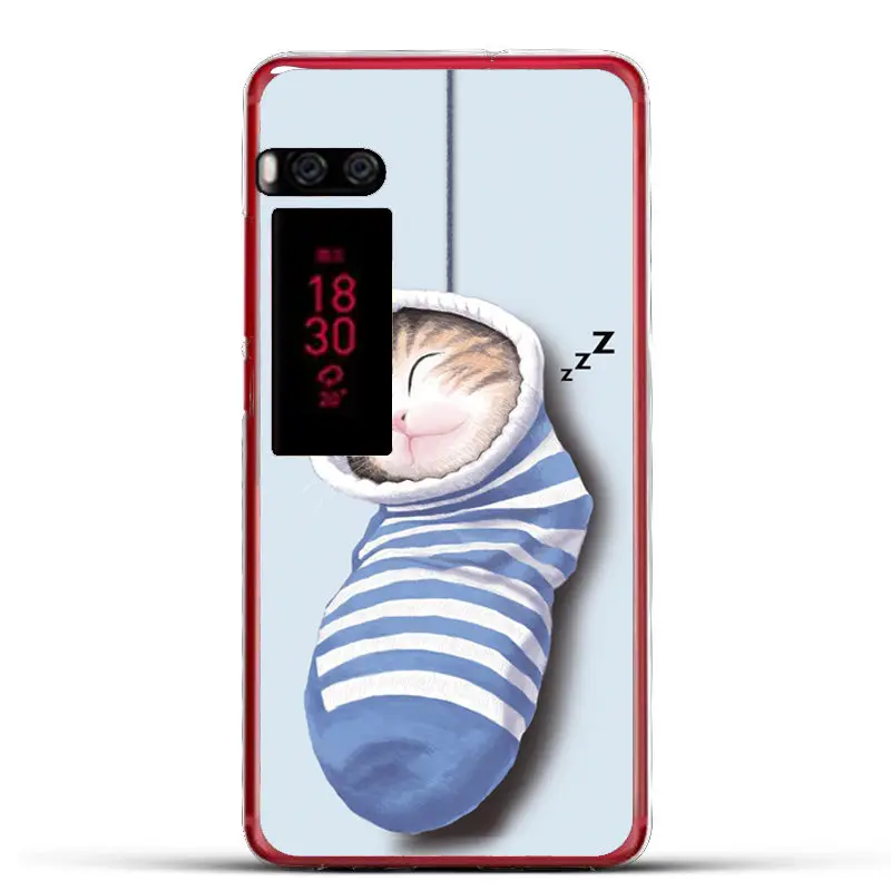 Чехол для Meizu Pro 7 чехол Pro7 5 2-дюймовый силиконовый задней панели цветной телефона