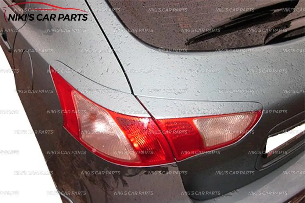 Брови на задних фонарях для Mitsubishi Lancer X Sportback 2008-ABS пластиковые ресницы литья украшения Тюнинг Автомобиля