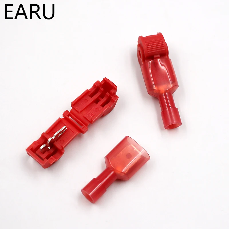 10 шт./лот L12 красный Т образный обжимной зажим для быстрого сращивания удобный