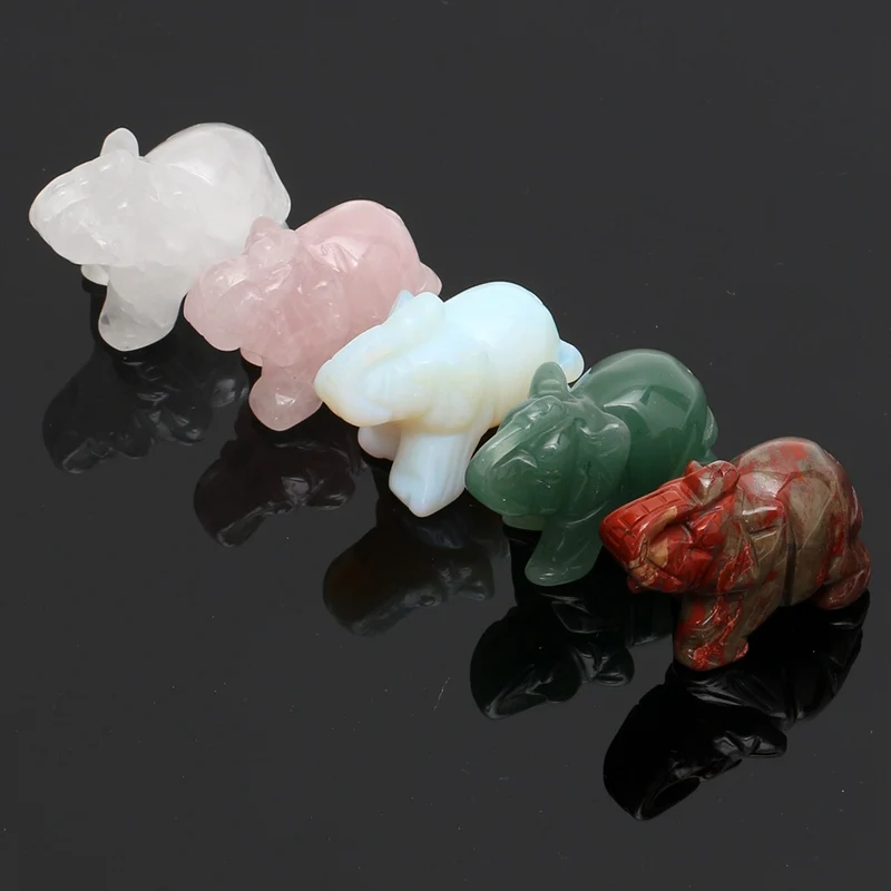 1 шт. фигурка слона из драгоценных камней ручной работы|gift gifts|gifts officegift decoration |