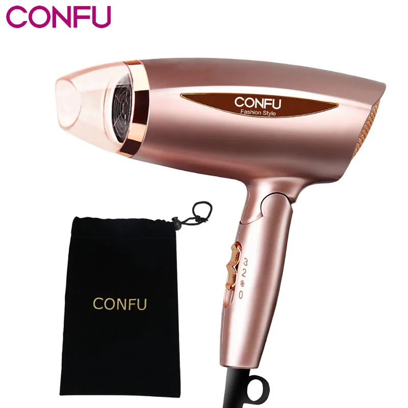 CONFU Складная ручка бытовой фен 220 240 В 50 Гц 1600 1800 Вт система защиты от тепла с