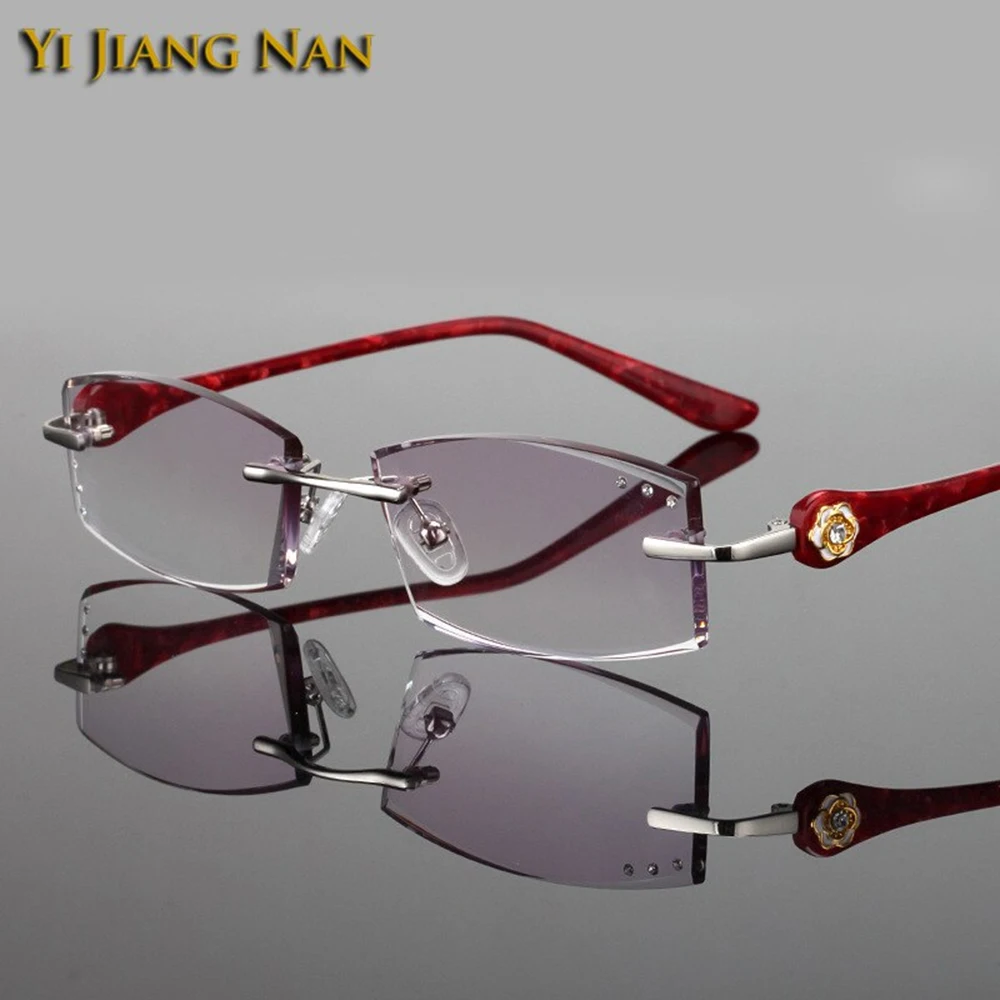Женские очки с алмазной резкой Стразы Lunette De Vue Femme по рецепту очки| |